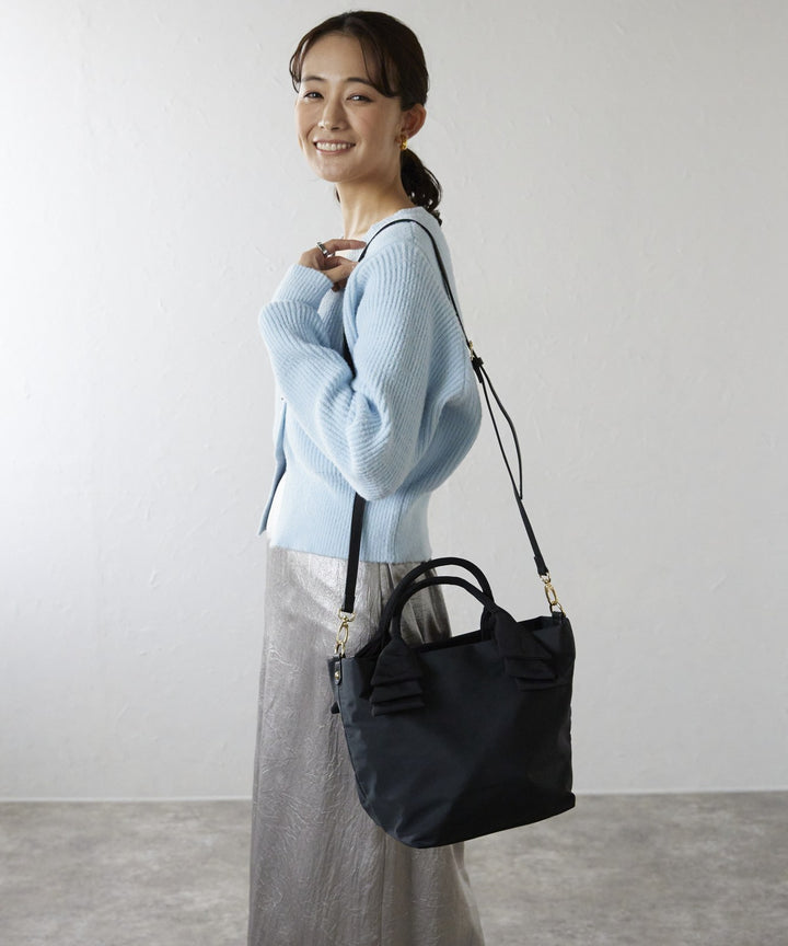 リボン付き 2wayミニトートバッグ