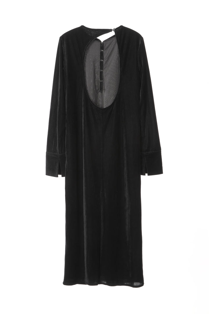 VELOURS HOLE DRESS