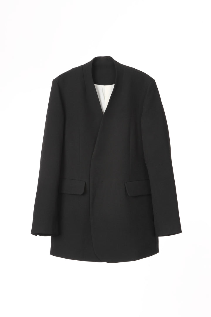 COLLARLESS JACKET