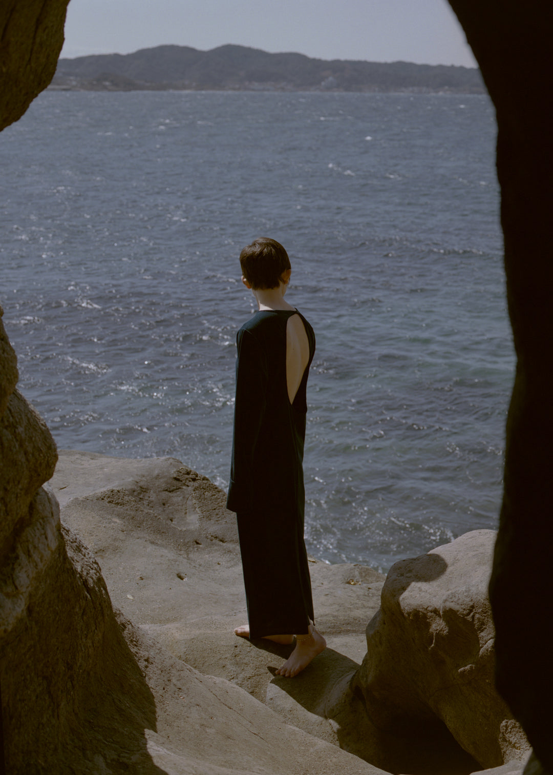 VELOURS HOLE DRESS